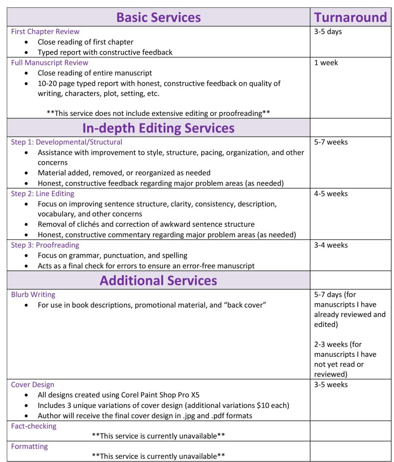 Turnaround for Services
